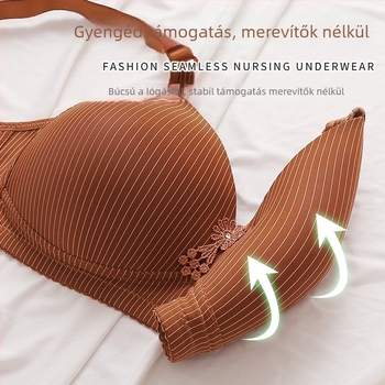 Légáteresztő poliészter melltartó merevítő nélkül, 3/4 kosár, vékony formázott habcsésze