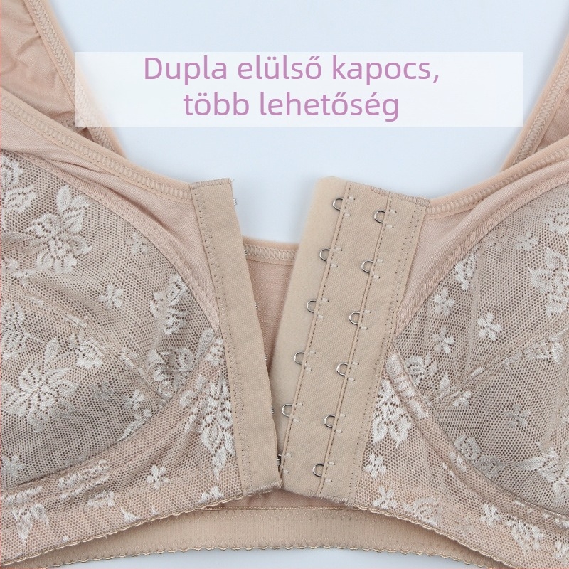 Mastektómia utáni protézises melltartó, vezeték nélküli, elől záródó, nagy méret, top-stílusú felső rész, elegáns vonal