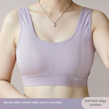 Vezeték nélküli, lélegző push-up melltartó, teljes kosárral, közepesen formázott kosár, modal anyagú, pamut bélés 30–50%, rögzített dupla vállpántok
