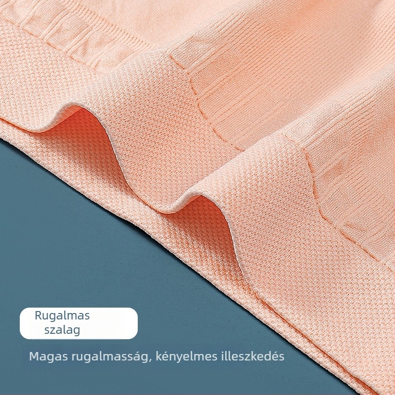 Idős nőknek szóló, seamless melltartó, kosár nélküli, nylon-elasztán anyag, lélegző és kényelmes, rögzített dupla vállpántok