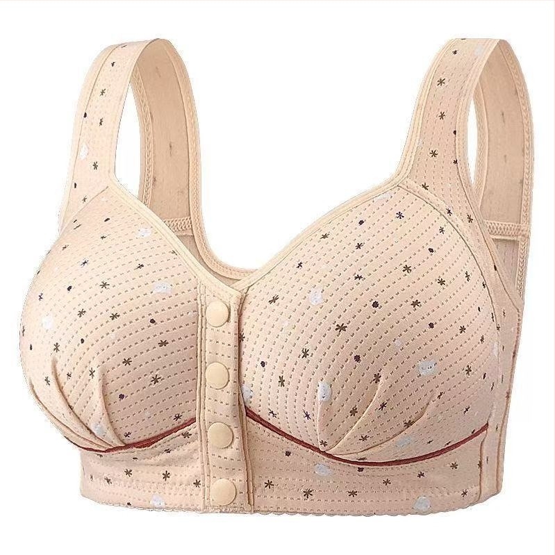 Nylonból készült, varrat nélküli push-up melltartó elülső záróval, oldalsó támasztással, fix vállpántokkal, 3/4 kosár, vékony formázott kosár