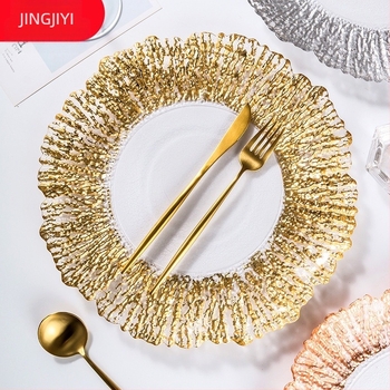 Üvegből készült gyümölcs tál (Anyag: üveg • Forma: kör • Stílus: modern minimál • Márka: Crystal craftsmanship)