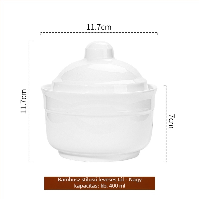 Jufumei kerámia főzőedény fedővel, luxus stílus, testreszabható, nem kézzel készített