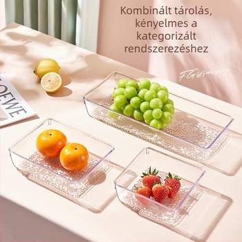 Mabalo kör alakú műanyag gyümölcstál – könnyed luxus stílusban, otthoni használatra, száraz gyümölcsökhöz, nordic stílus