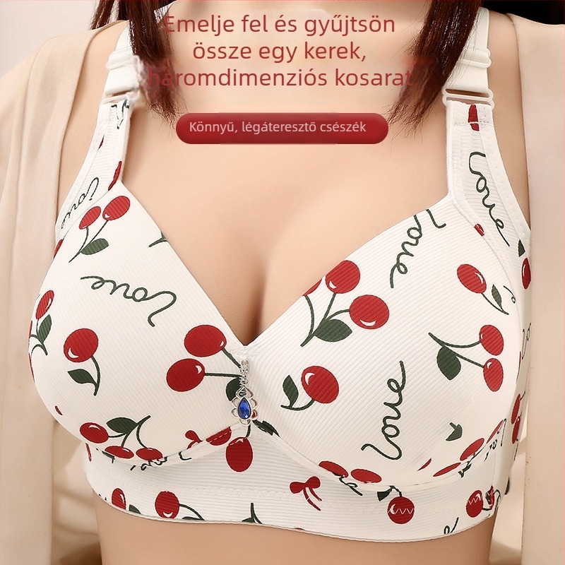Nylon anyagú melltartó, 3/4 kosár, vékony formázó kosár, lélegző anyag, hátul három sor csattal