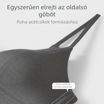 Modál anyagú melltartó drót nélküli, formázott kosár 3/4, levehető dupla vállpántok, hátul záródás