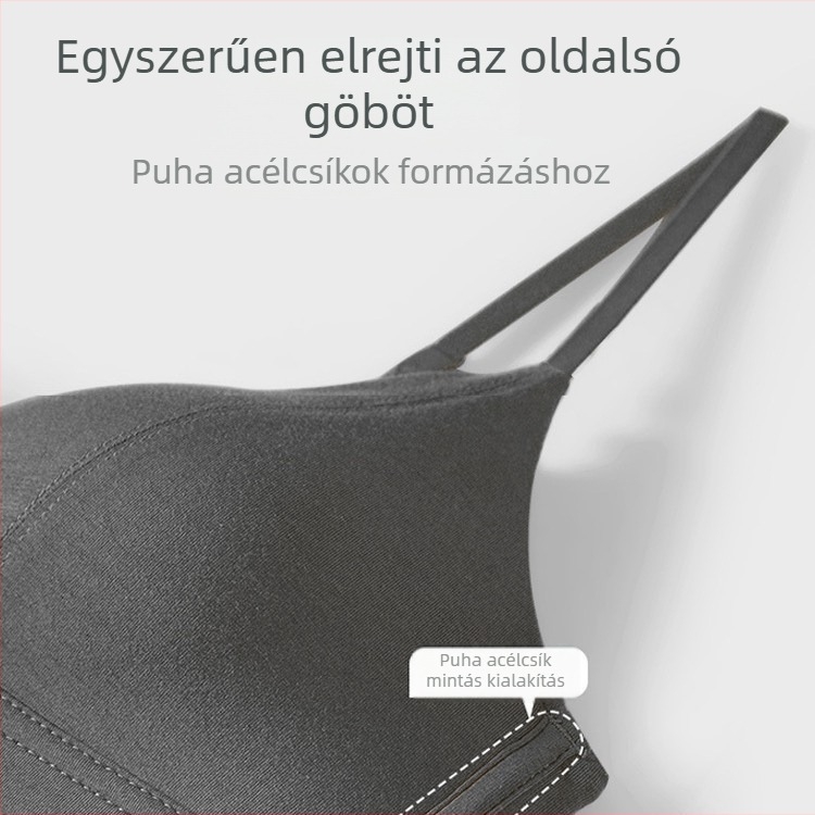Modál anyagú melltartó drót nélküli, formázott kosár 3/4, levehető dupla vállpántok, hátul záródás