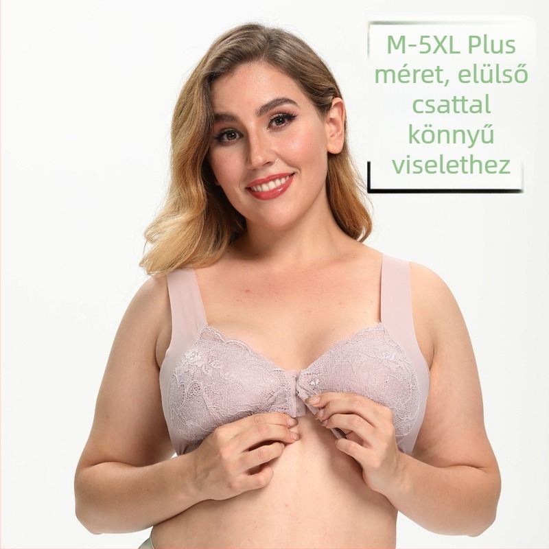 Vezeték nélküli szoptatós melltartó húzható pántokkal, két rétegű kosár (felső vékony, alsó vastag), bambusz rostból és spandexből készült, zár nélkül