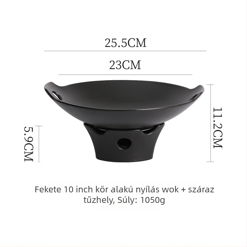 JUNYA porcelán mély tál matt mázzal, kör alakú, kínai stílus