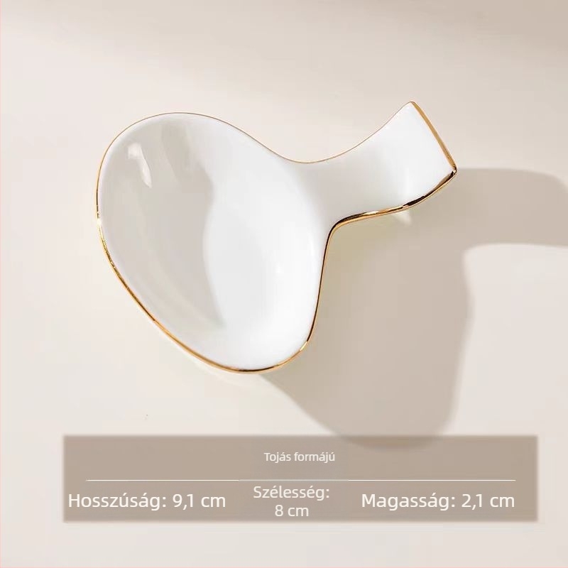 Kerámia evőpálcika és kanál tartó | Bone China >36% csontpor | Túlglazúrozott felület | Testreszabás elérhető | Nyomtatott logó | Dobozos csomagolás: tálca