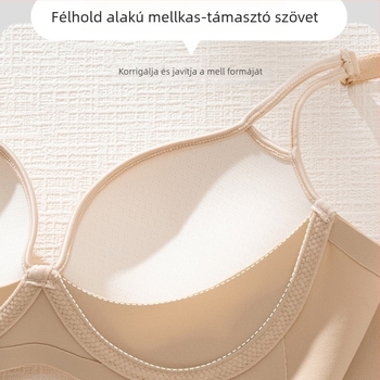 Varrat nélküli, elegáns és szexi női melltartó kis mellekhez, lélegző, formázó, összegyűjti a melleket középre, merevítő nélkül