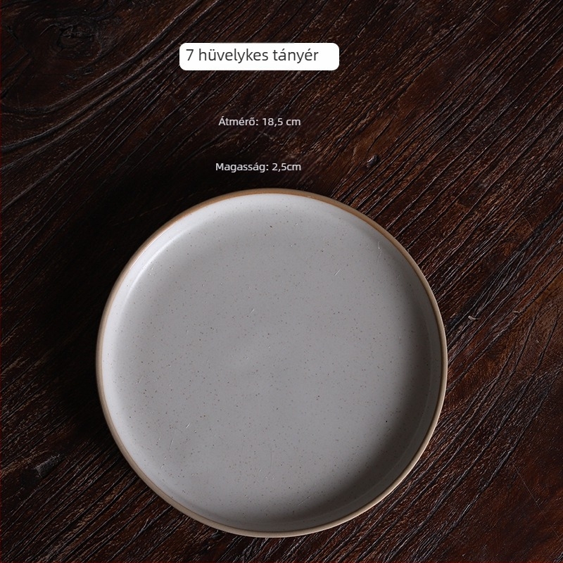 4 részes porcelán étkészlet szállodák és éttermek számára, aláglazúrozott felülettel, modern minimalista stílus, testreszabási lehetőség és logónyomtatás