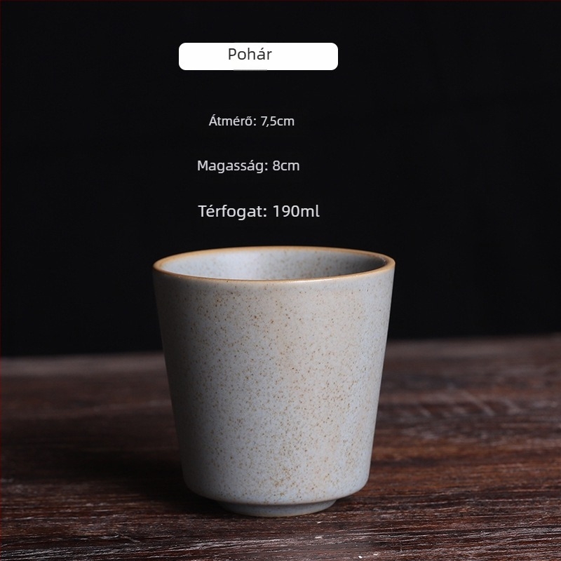 4 részes porcelán étkészlet szállodák és éttermek számára, aláglazúrozott felülettel, modern minimalista stílus, testreszabási lehetőség és logónyomtatás