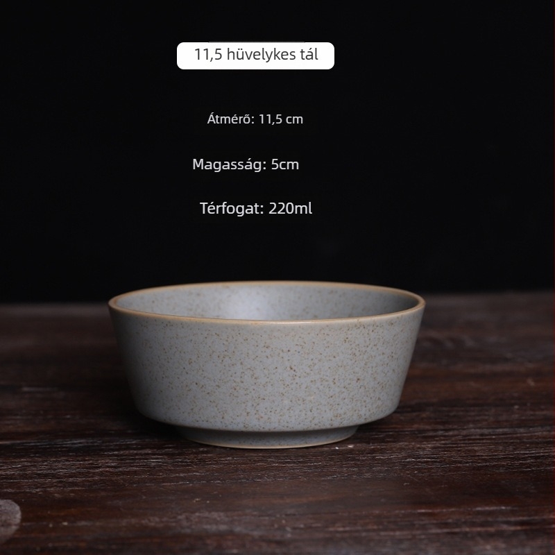 4 részes porcelán étkészlet szállodák és éttermek számára, aláglazúrozott felülettel, modern minimalista stílus, testreszabási lehetőség és logónyomtatás