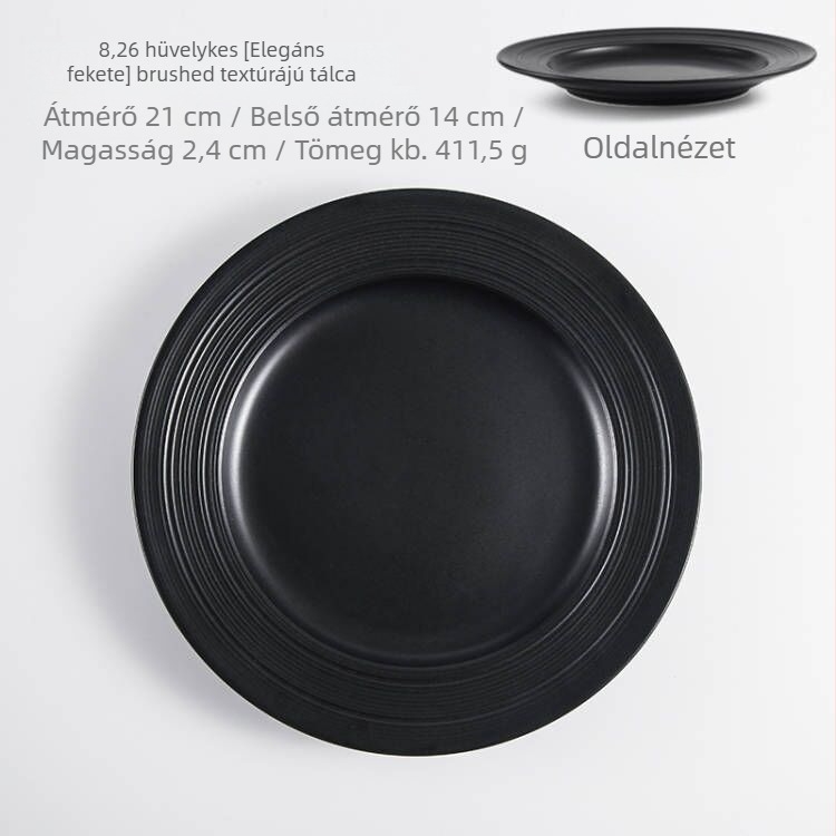Regular Hall porcelán vacsora tál, kör alakú, mikróhullámú sütőben használható, alglazúros felület egyszínű, logó nyomtatás, testreszabás elérhető