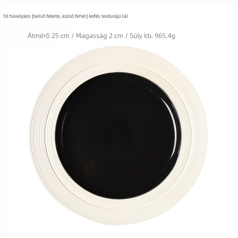 Regular Hall porcelán vacsora tál, kör alakú, mikróhullámú sütőben használható, alglazúros felület egyszínű, logó nyomtatás, testreszabás elérhető