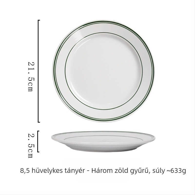 Kerámiatányér, szabálytalan alak, skandináv stílus, aláglazúrozott felület, magas hőállóság