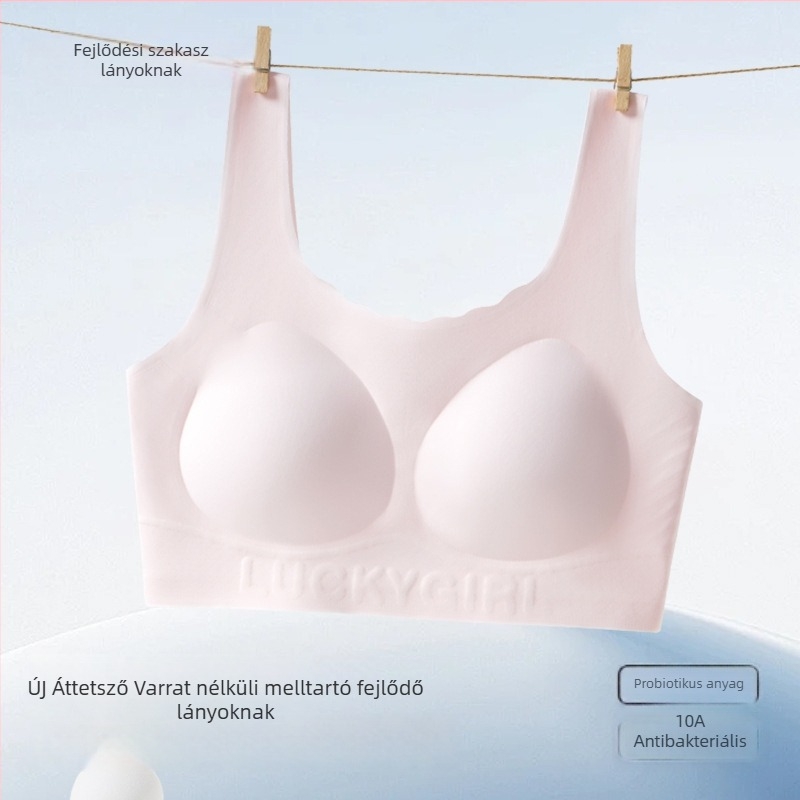Vezeték nélküli ice silk top lányoknak, seamless hátsó rész, élénk piros, sportos stílus, nagy méret