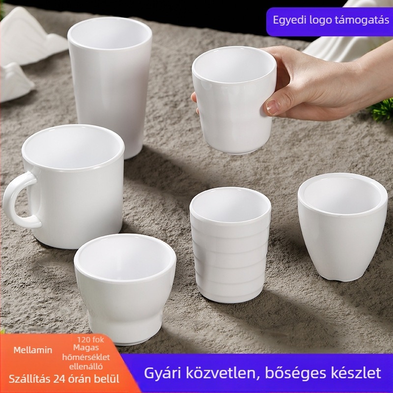 Belein melamin étkészlet pohár, felnőtteknek, egyszerű stílus, testreszabható