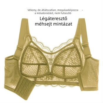 Vimose csipkés push-up melltartó, telt kosár, gyűjtő és anti-süllyedés funkcióval, nylon bélés, halter vállpántok, hátul négy sor kapocs