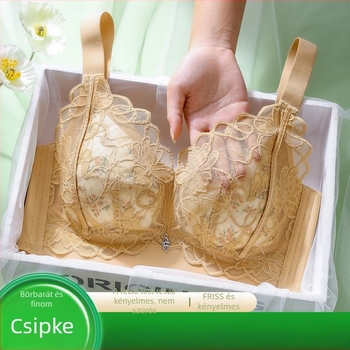 Nagy méretű vékony melltartó, merevítő nélküli, teljes kosár, formázó hatás, oldalsó támasz, összegyűjti a melleket, anti-prolaps