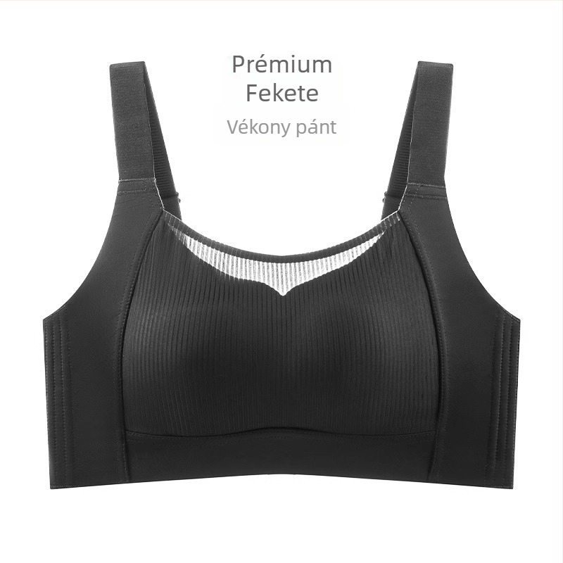 Vezeték nélküli, seamless nylon melltartó, teljes kosárú, formázott kosarakkal és a nagy mellek minimalizálásával