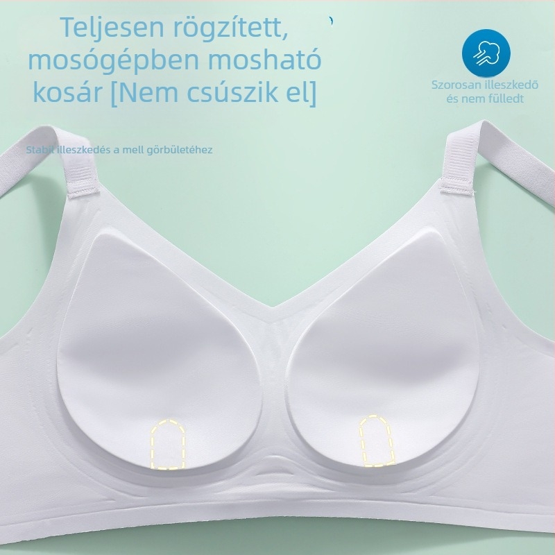 1108 Szuper vékony melltartó, lélegző, merevítő nélkül, nyom nélkül, oldalsó formázás, push-up, nagy BC kosár