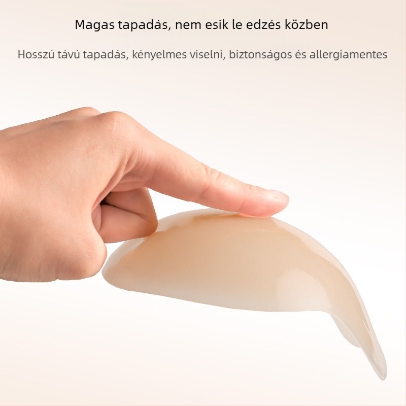 Mini nyuszifül alakú szilikon melltapasz, láthatatlan, felemelő és simító hatású