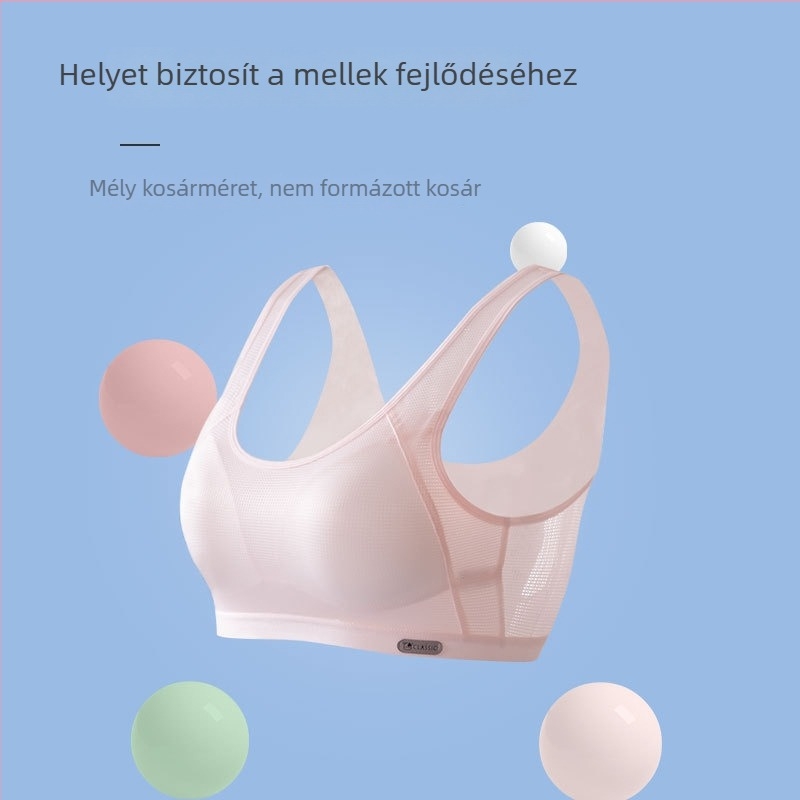 Vékony, légáteresztő edzőmelltartó tiniknek