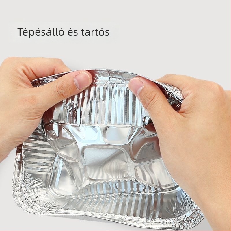 Jijia egyszer használatos ételdoboz, négyzetes vagy kör alakú forma, több méret és kapacitás, 36 hónap eltarthatóság