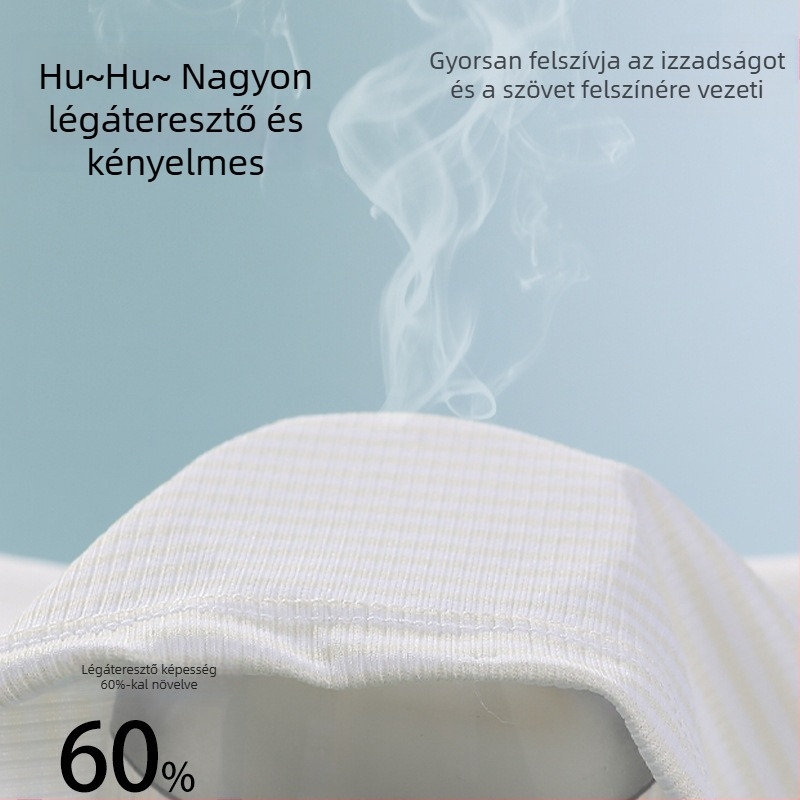 Lányok pubertáskori karcsú top pamut béléssel, 9–15 éveseknek, iskolai fehérnemű, lélegző