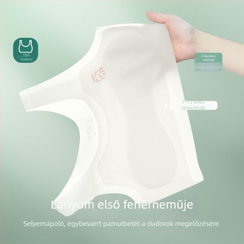 Lányoknak tervezett edző melltartó formázott kosarakkal, mellény-stílus, kényelmes