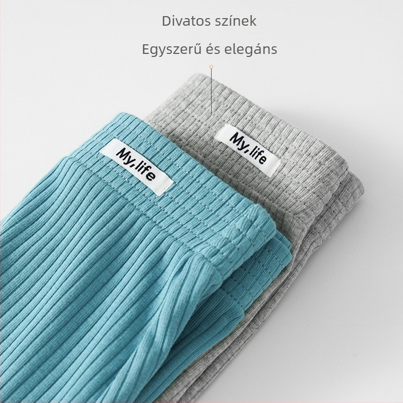 Férfi pamut boxer alsó, középső derék, kötött, légáteresztő, egyszínű