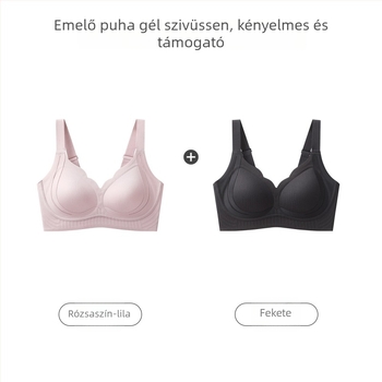 Drót nélküli formázó melltartó, könnyű formázás és emelés, lélegző, kényelmes és puha, láthatatlan ruhák alatt