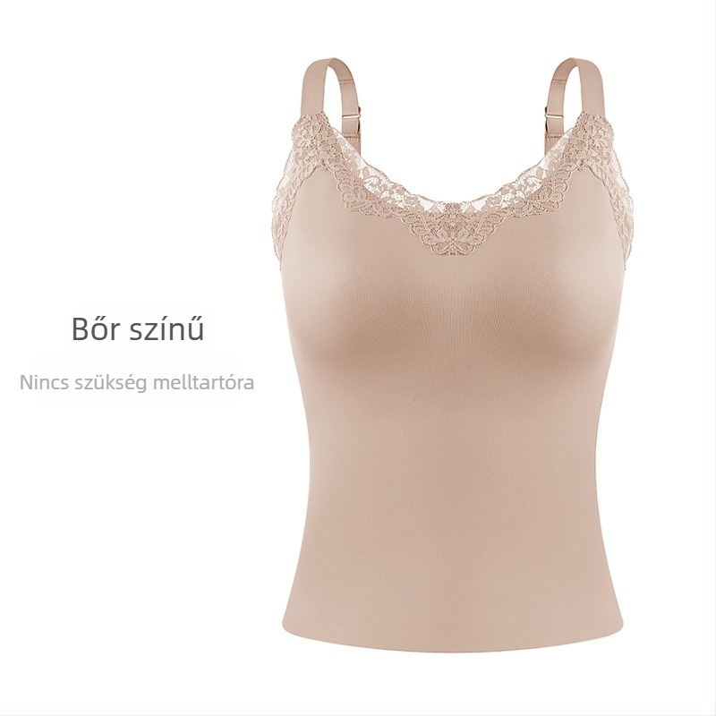 Váll nélküli, hátsó nélküli tanktop – varrás nélküli, lélegző; nylon, teljes kosár, rögzített dupla pántok