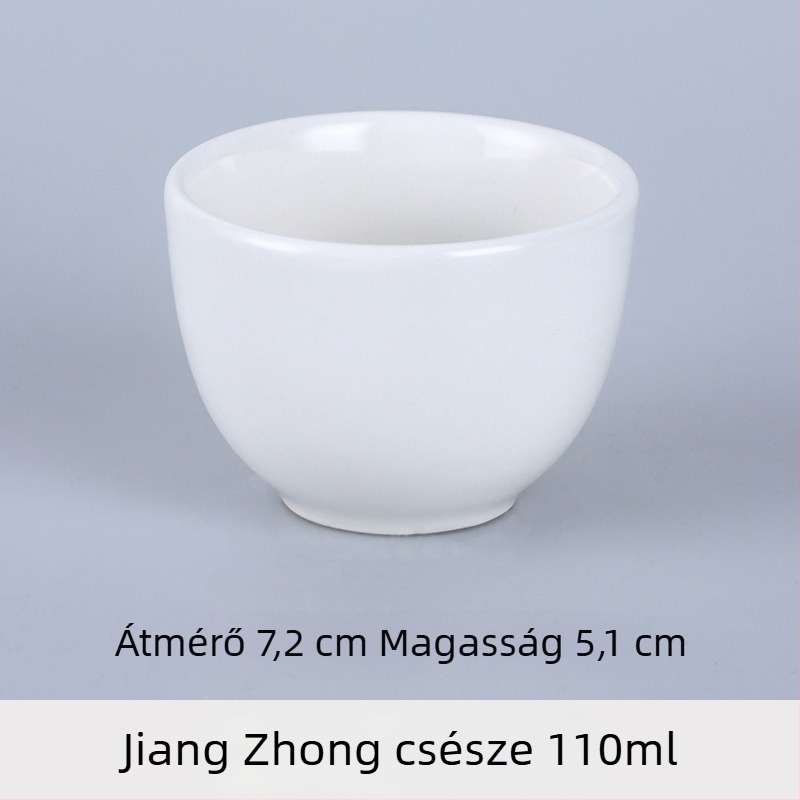 Kerámiás teáscsésze szállodák és éttermek számára, kínai stílus, egyszerű stílus