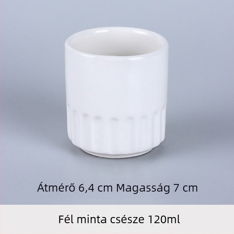 Kerámiás teáscsésze szállodák és éttermek számára, kínai stílus, egyszerű stílus