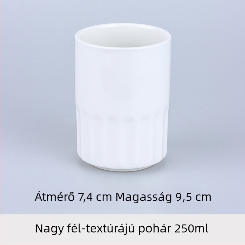 Kerámiás teáscsésze szállodák és éttermek számára, kínai stílus, egyszerű stílus