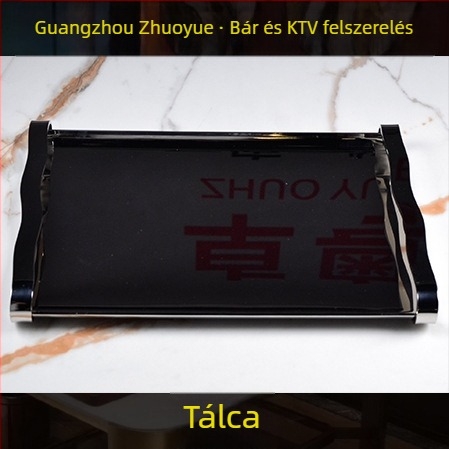 Rozsdamentes acélból készült hotelasztal-tálalókészlet – polírozott felület, kínai stílus; kiegészítők bár/éjszakai klubhoz: gyümölcstál, hamutál, jégvödör