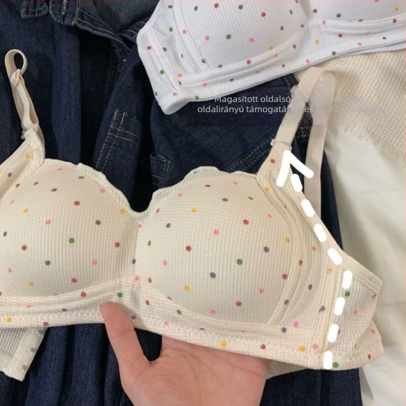 Push-up melltartó acélkeret nélküli, kis mellre, 3/4 kosár, vékony forma, habos belső, rögzített dupla vállpántok