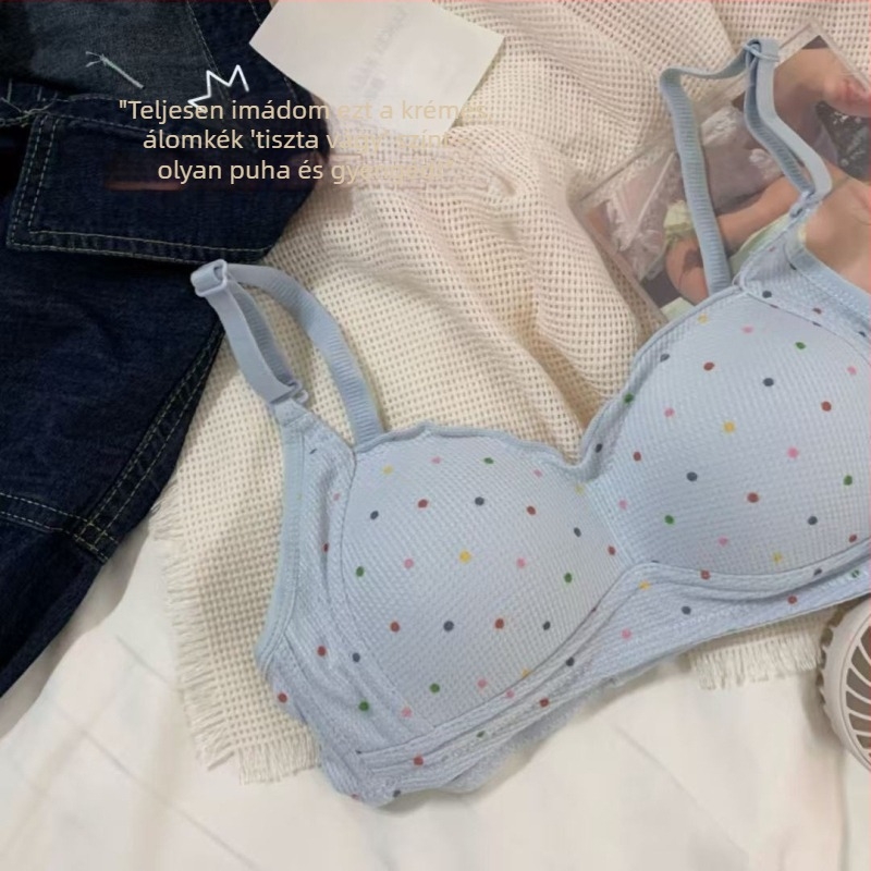Push-up melltartó acélkeret nélküli, kis mellre, 3/4 kosár, vékony forma, habos belső, rögzített dupla vállpántok