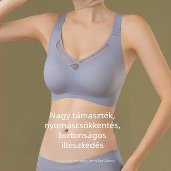 Varrat nélküli zselés hatású melltartó, vezeték nélküli, puha támasztékkal, anti-nyúlás nagy mellméretekhez