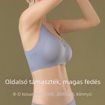 Varrat nélküli zselés hatású melltartó, vezeték nélküli, puha támasztékkal, anti-nyúlás nagy mellméretekhez