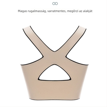 Mu Shiqi Drót nélküli melltartó előre záródással, seamless kialakítás, teljes kosár, vékony formázott kosár, mellény stílus