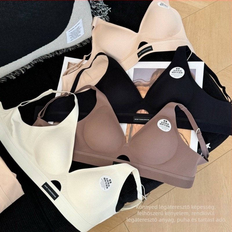 Francia stílusú formázó fehérnemű női szett, varrás nélküli, drót nélküli melltartó, lift és tartás
