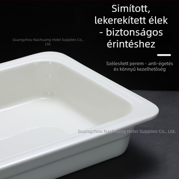 Kerámia büfé tálak szállodák számára, négyszögletes és kör alakú formájú, anyag kerámia, márka ZHILISHI, kínai stílus