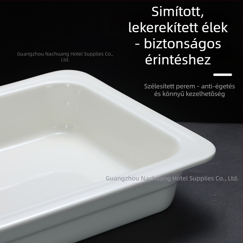 Kerámia büfé tálak szállodák számára, négyszögletes és kör alakú formájú, anyag kerámia, márka ZHILISHI, kínai stílus