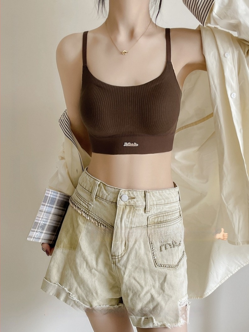 Miwei 2642 3D formázott kosárú bralette, sportos varrat nélküli, nylon anyag, modal bélés, fixált dupla vállpántok, 3/4 kosár