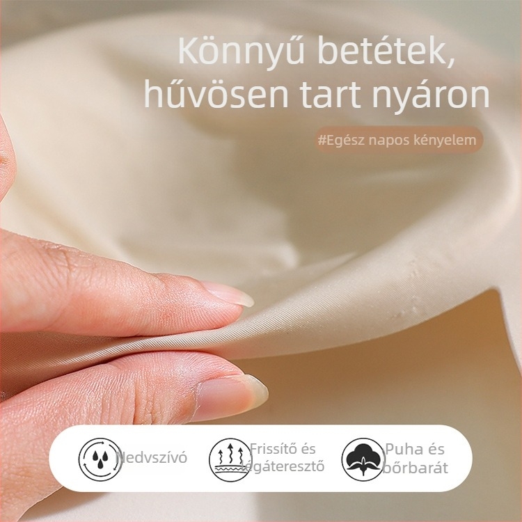 Légáteresztő, varrat nélküli, drót nélküli háló melltartó alváshoz, fix kosarakkal, oldalsó támasz és sima hátsó vonal
