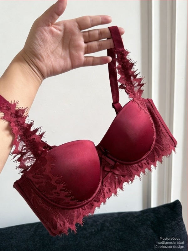 Push-Up melltartó vezeték nélküli, teljes kosár, fix kétpánt, hátul három sor kapocs